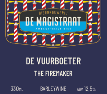 Magistraat de vuurboeter barley wine logo